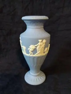 WEDGWOOD ウェッジウッド 花瓶 ジャスパーペール ブルー