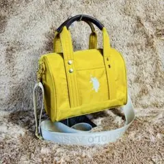 【美品】U.S. POLO ASSN ハンドバッグ　ホース　2way ショルダー