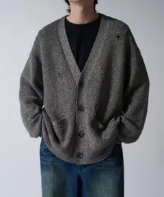希少タグ付き　ルイス　メタリックグランジカーディガン　シルバー　最安値完売カラー