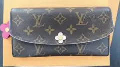 LOUIS VUITTON モノグラム長財布 フラワーモチーフ