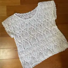 ハンドメイド／レースニット