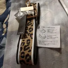 adia ヒョウ柄 ストラップ