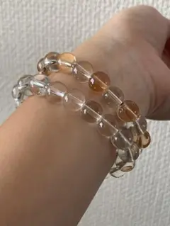 No.182 ハンドメイド ブレスレット 2本セット シンプル
