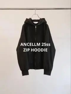 新品 25ss ANCELLM ZIP HOODIE サイズ1