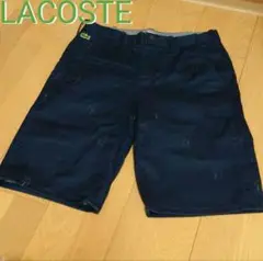 LACOSTE　ショートパンツ　刺繍　総柄　36