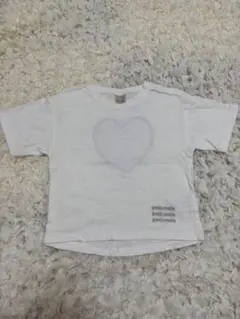 petit main 背中ハート半袖Tシャツ 90