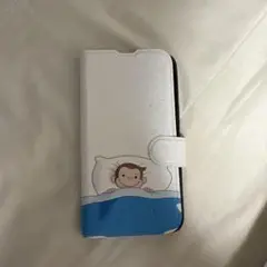 おさるのジョージ　手帳型ケース　iPhone13