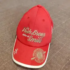 Munsingwear 赤 キャップ　ゴルス　レディース用