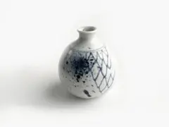 加藤静允　染付吹墨魚水滴　共箱　白洲正子　文房四宝 加藤静允 染付吹墨魚水滴 共箱 白洲正子 文房四宝