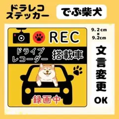 【でぶ柴犬】ドラレコ　車　ドライブレコーダー　前後　録画　防水　高耐久