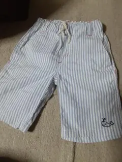kläd 青と白のストライプパンツ 90サイズ