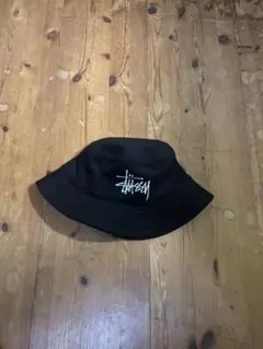 STUSSY バケットハット 黒