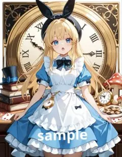 AIイラスト　美女 L版サイズ 1点物 A36