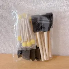 チッピングブラシ スポンジブラシ 2種×各10本 フィット 均一塗布