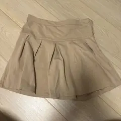 GAP KIDS ベージュ プリーツスカート M