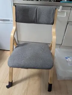 折りたたみダイニングチェア グレー
