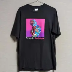 GU×ニューオーダー Tシャツ 半袖　L　ブラック