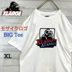 一点物 ビッグサイズ ストリート XLARGE レアロゴ　モザイクグラフィックT