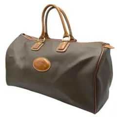Longchamp ロンシャン ボストン バッグ 大容量 レザー ブラウン