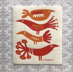 北欧デザイン スポンジワイプ 鳥柄 Bengt&Lotta