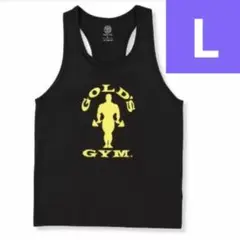 しまむら　GOLD'S GYM ゴールドジム タンクトップ ブラック L 筋トレ