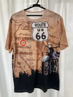 ルート66 グラフィック Tシャツ Mサイズ