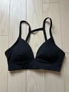 tavi ヨガトップス ブラック三角型ブラ クロスバック　xs