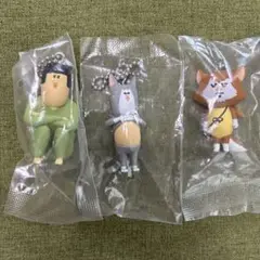 まめきちまめこ マスコットスイング　 ガチャ 3個