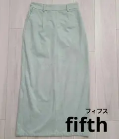 fifth タイトロングスカート　ミントグリーン