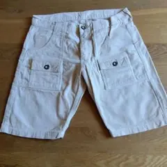 FREE RAGE コーデュロイショートパンツ ベージュ