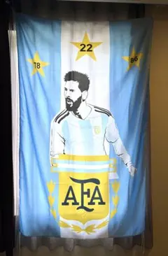 メッシ　サッカー　アルゼンチン代表　特大応援フラッグ　ワールドカップ MESSI