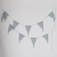 FABLIC GARLAND GRAY