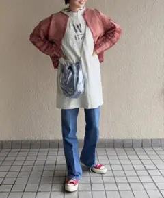 BEAMS BOY × ウエアハウス カットオフ フットボールTシャツ