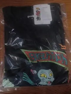 新品　グラニフ 石黒亜矢子　バイカーキャット Tシャツ M