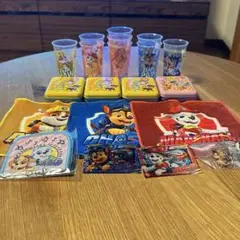 パウパトロール　シェイクカップ　タオルハンカチ　缶　キーホルダー　まとめ売り