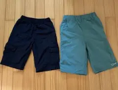 160ハーフパンツ 2枚セット