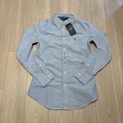 【新品】Ralph Lauren ボタンダウン長袖シャツ ブルー