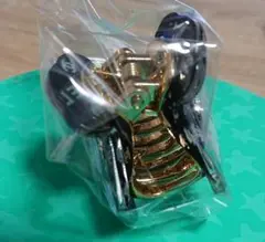 ハンドメイド ワニクリップ ブラック