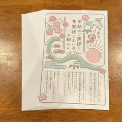 ❣️ 年賀状 はがき 私製ハガキ 年賀状じまい 10枚 年始挨拶 ヘビ 蛇