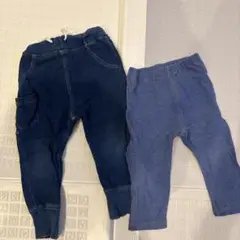 MAKE YOUR OUT デニム風パンツ 2点セット