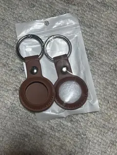 AirTagケース　レザー2個セット