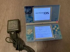 ニンテンドー　DS Lite ライト 本体 アダプタ付き　スティッチ　動作品