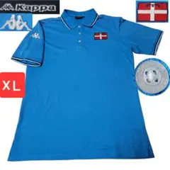 【美品】kappa　BAGGAGE 青色 ポロシャツ　XＬ