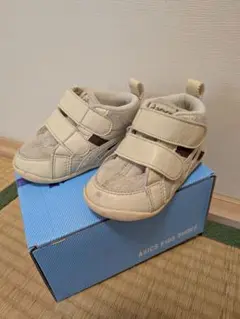 アシックス ベビーシューズ 13.5cm ベージュ 使用感あり セカンドシューズ