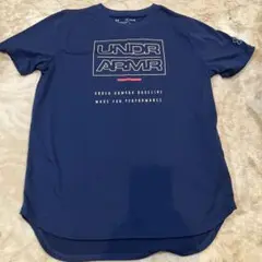 Under Armour ネイビー ロゴ Tシャツ 160