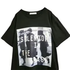 【完売品】黒柳徹子 SPLENDOR ニューヨークTシャツ 黒 ユニセックス　L