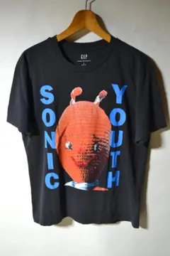 新品 GAP ソニックユース バンドTシャツ 半袖 ブラック S メンズ 未使用