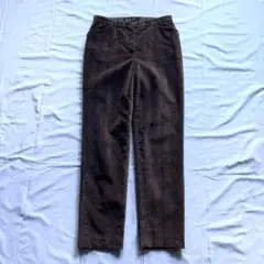 00s agnès b plaid velor slacks france製