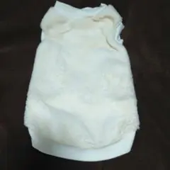 イヌノハナ 犬服 ふわふわトレーナー XXLサイズ ホワイト 愛犬