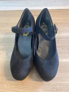 アンクルストラップヒール ブラック L